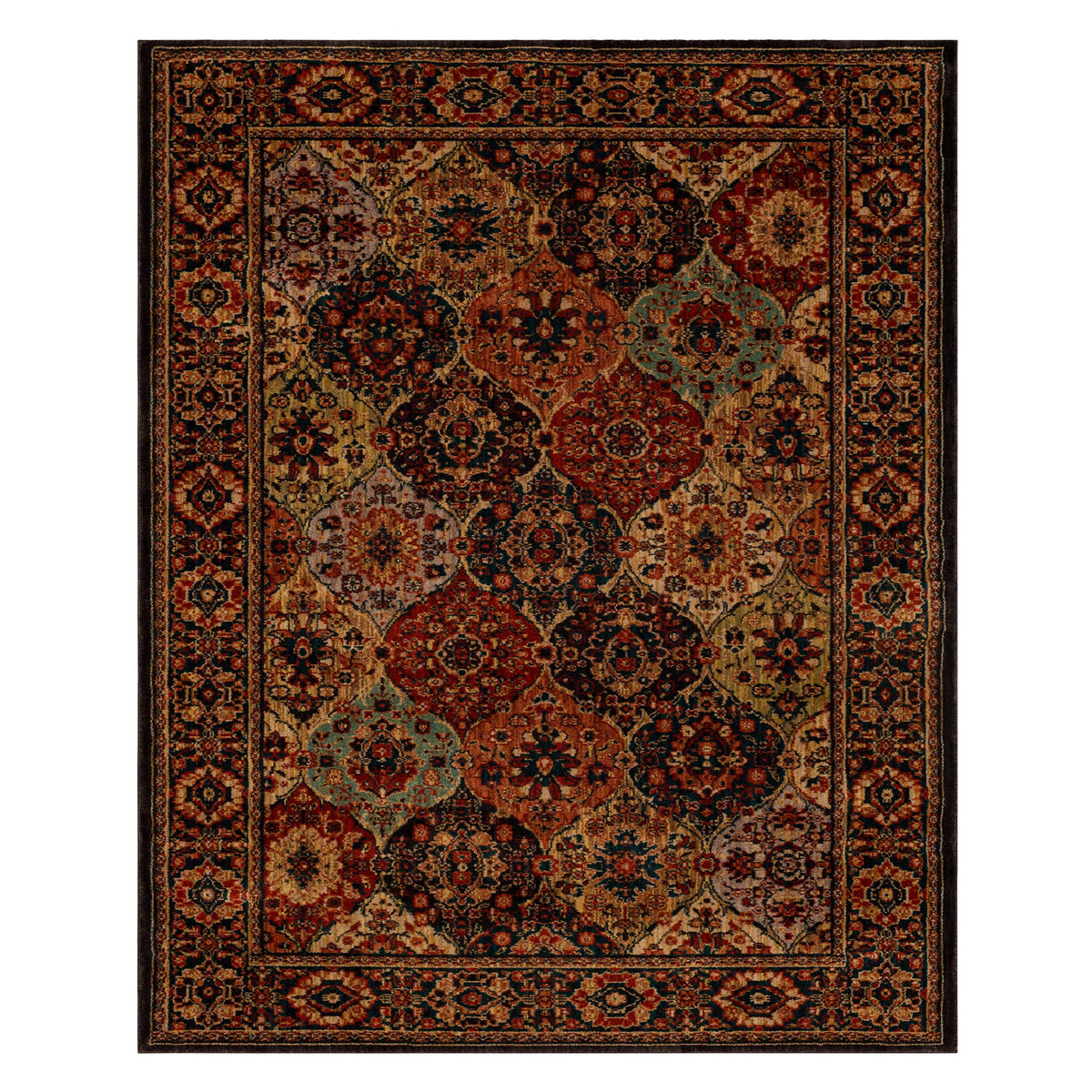 Mohawk Home Spice Market Area Rug, Panel Sapphire, 7'10" x 10'