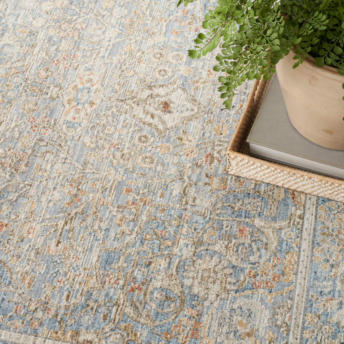 Nourison Argon Area Rug, Tide, 7’10” x 10’2”