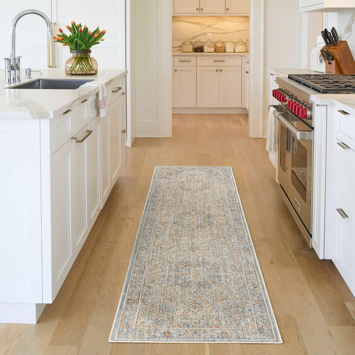 Nourison Argon Area Rug, Tide, 2’2” x 7’6”