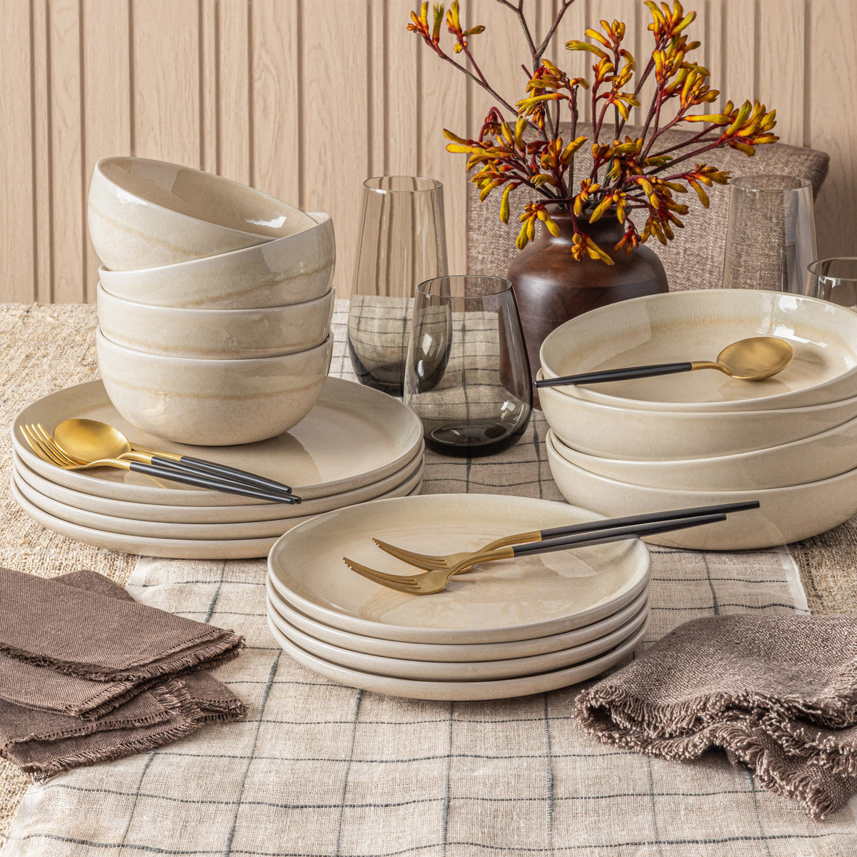 Over & Back 16-piece Dinnerware Set