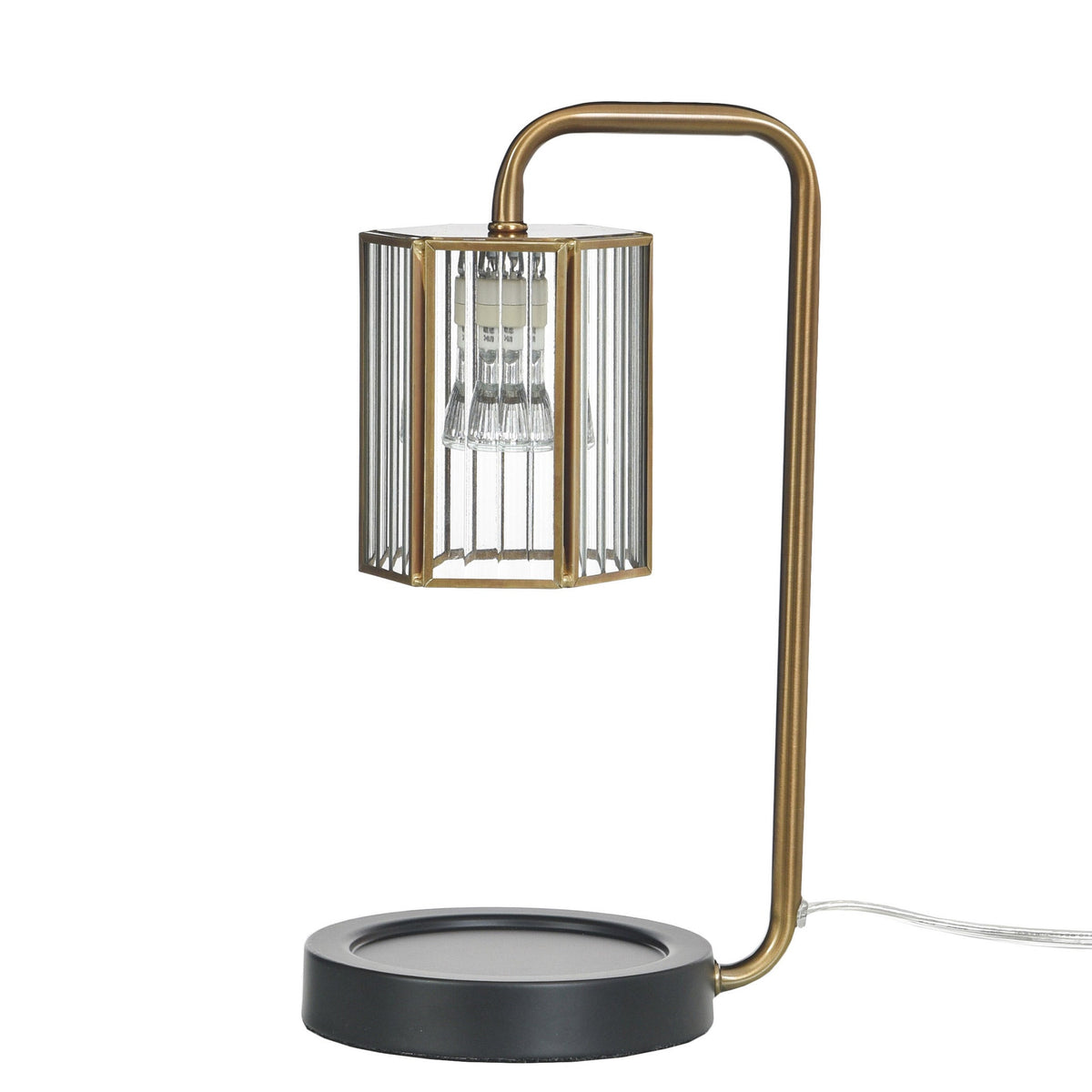 StyleCraft Clear Glass Shade Candle Warmer
