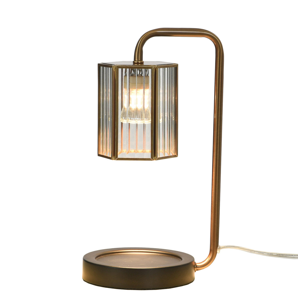 StyleCraft Clear Glass Shade Candle Warmer