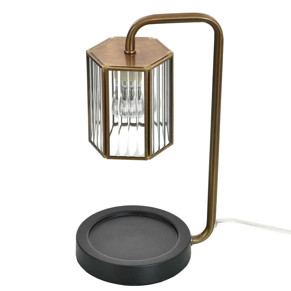 StyleCraft Clear Glass Shade Candle Warmer