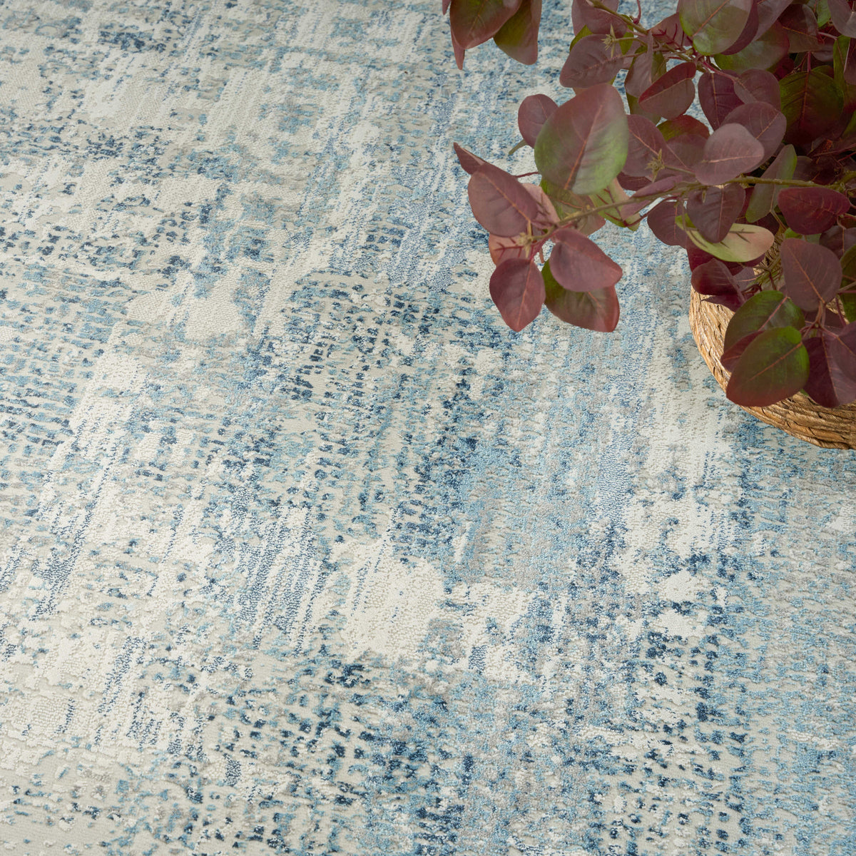 Nourison Summit Area Rug, Twilight Blue, 2’2” x 7’6”