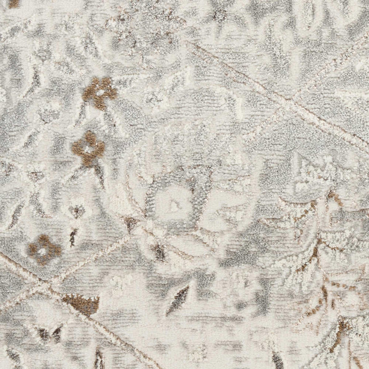 Nourison Summit Area Rug, Stone Gray, 5’3” x 7’3”