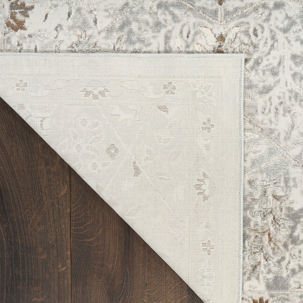 Nourison Summit Area Rug, Stone Gray, 5’3” x 7’3”