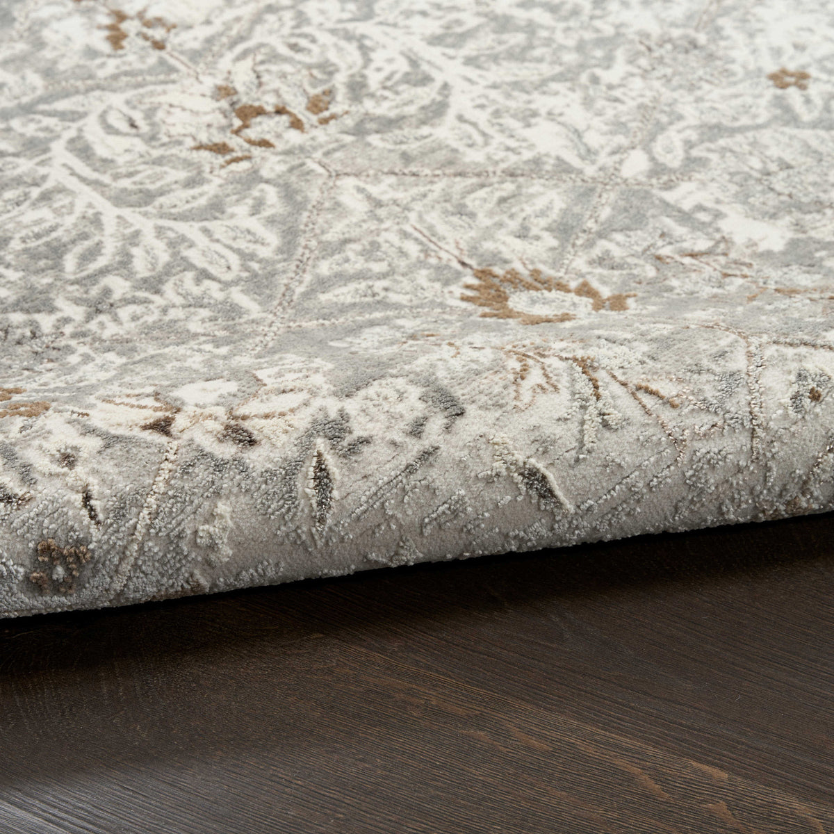 Nourison Summit Area Rug, Stone Gray, 5’3” x 7’3”