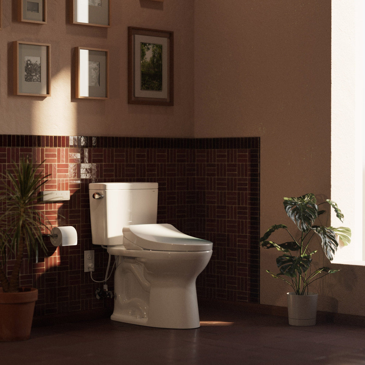 TOTO Drake Two-piece Elongated Toilet with Electronic Bidet Seat