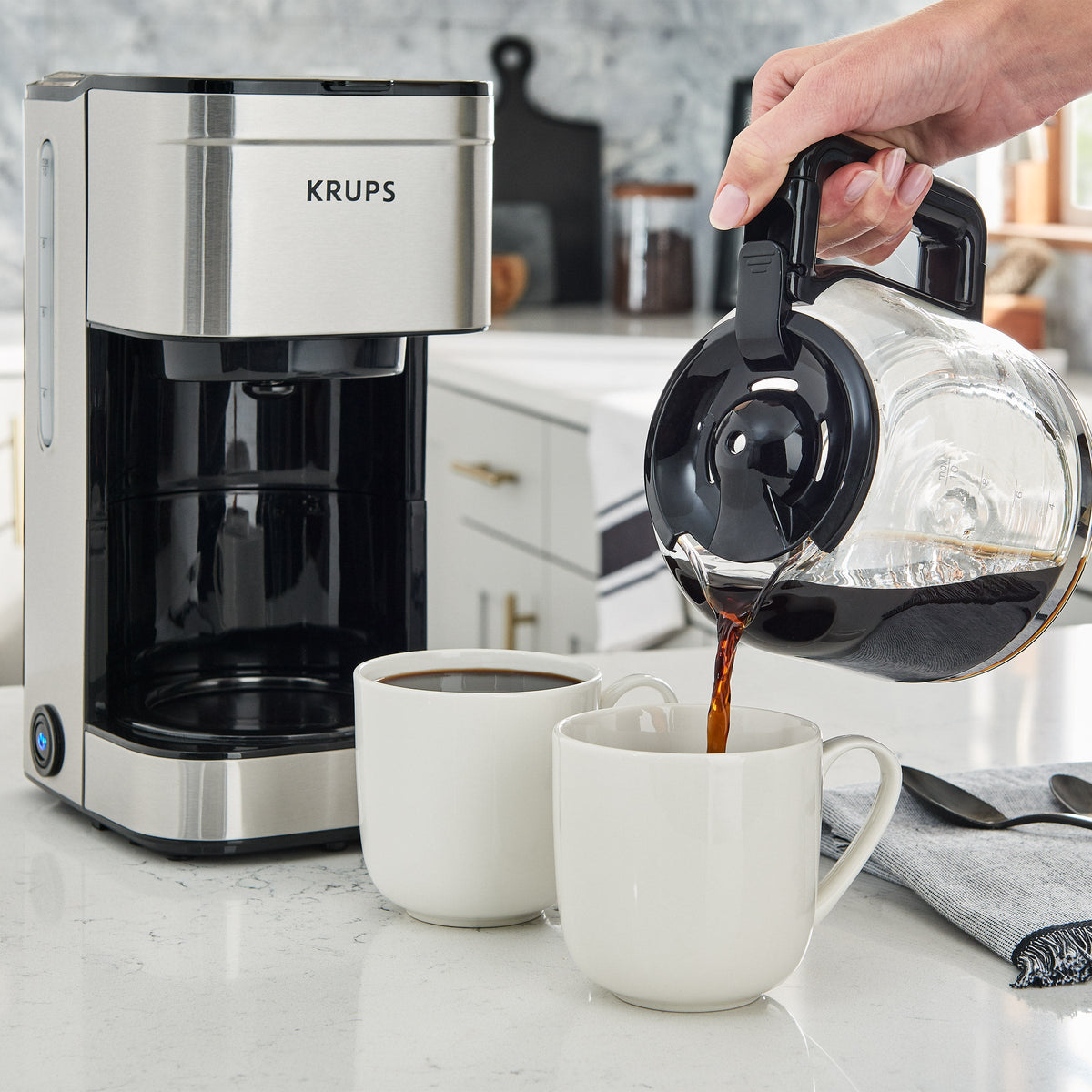 KRUPS Simply Brew Family 10 Cup Drip Coffee Maker