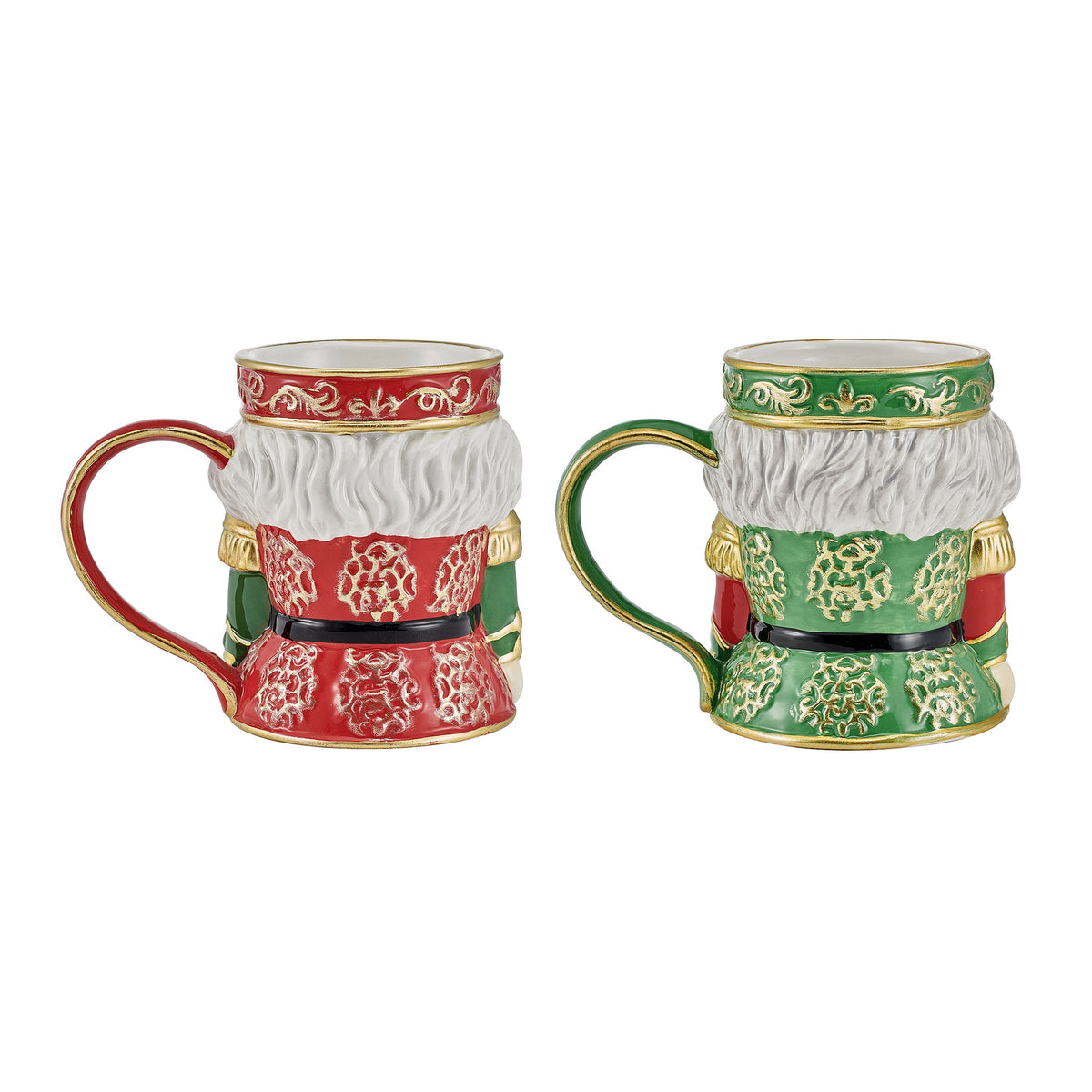 Fitz & Floyd Set of 4 Nutcracker Mugs