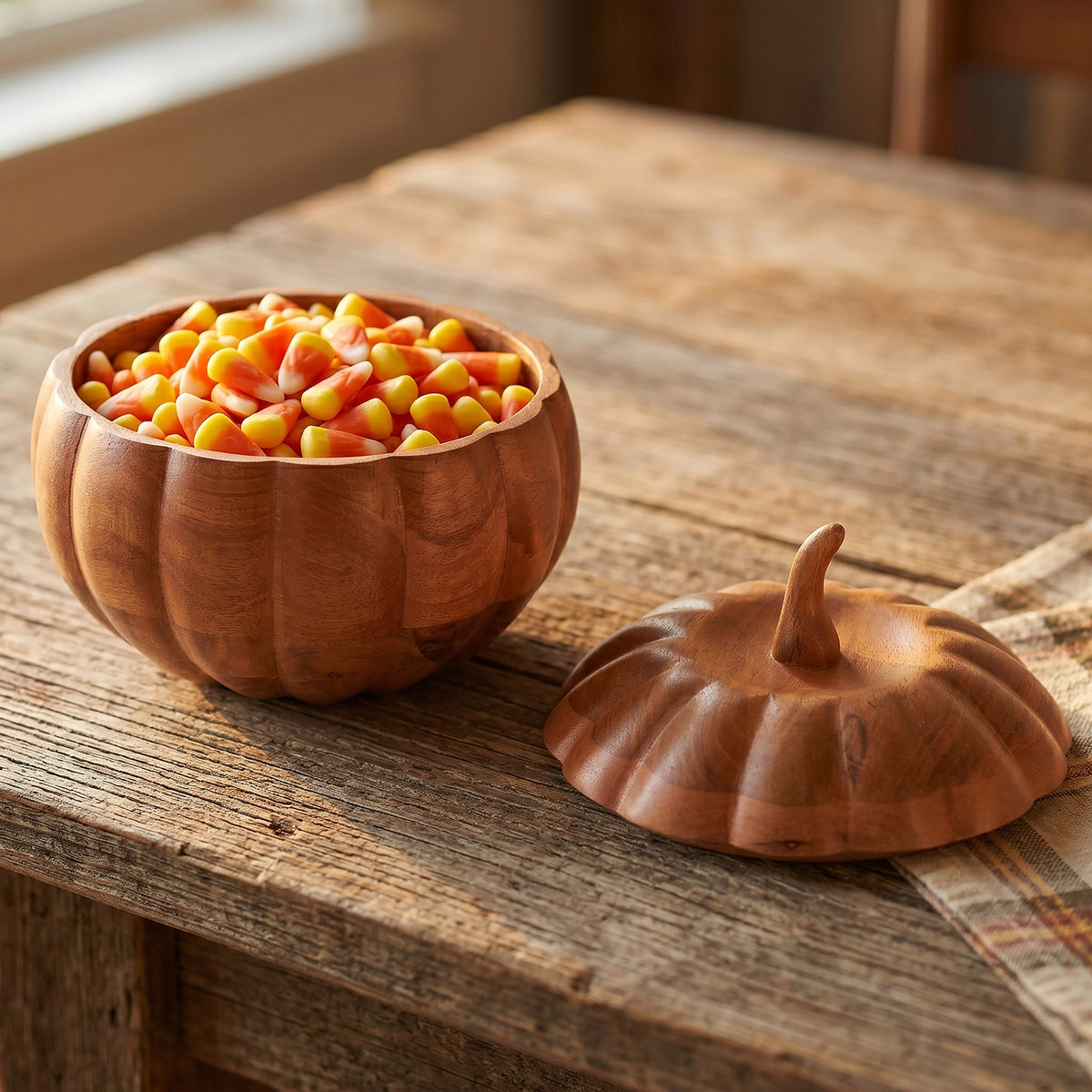 Fitz & Floyd Pumpkin Serving Bowl with Lid