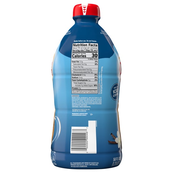 Coffee mate Liquid Coffee Creamer, Non-Dairy, French Vanilla, 56 fl oz, 2 ct