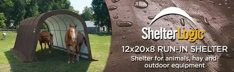 ShelterLogic Run-in Equine Shelter, 12' x 20 'x 8' - image 6