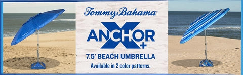 Tommy Bahama 7.5ft Beach Umbrella With Anchorx+ - image 11