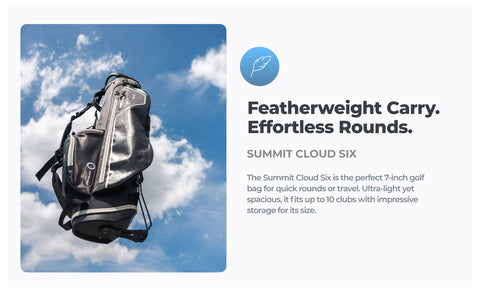 Summit Cloud Six Par 3 Golf Stand Bag - image 13