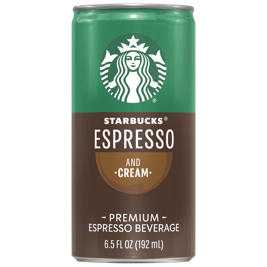 Starbucks Premium Espresso Beverage, Espresso and Cream, 6.5 fl oz, 12 ct