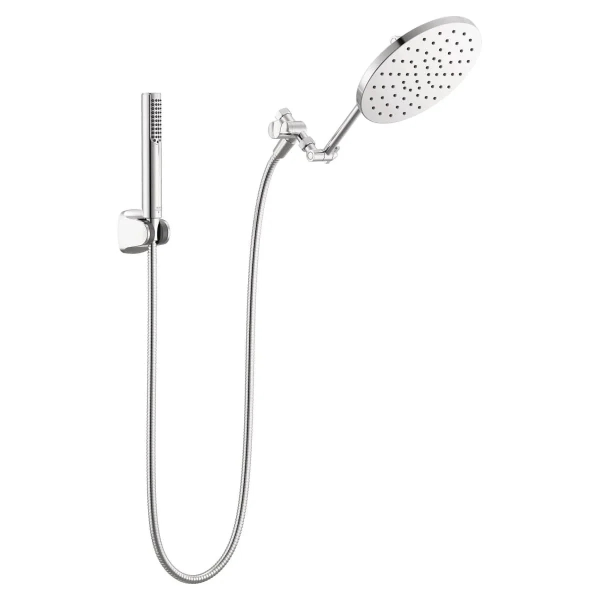Delta adjustable shower head with hand shower