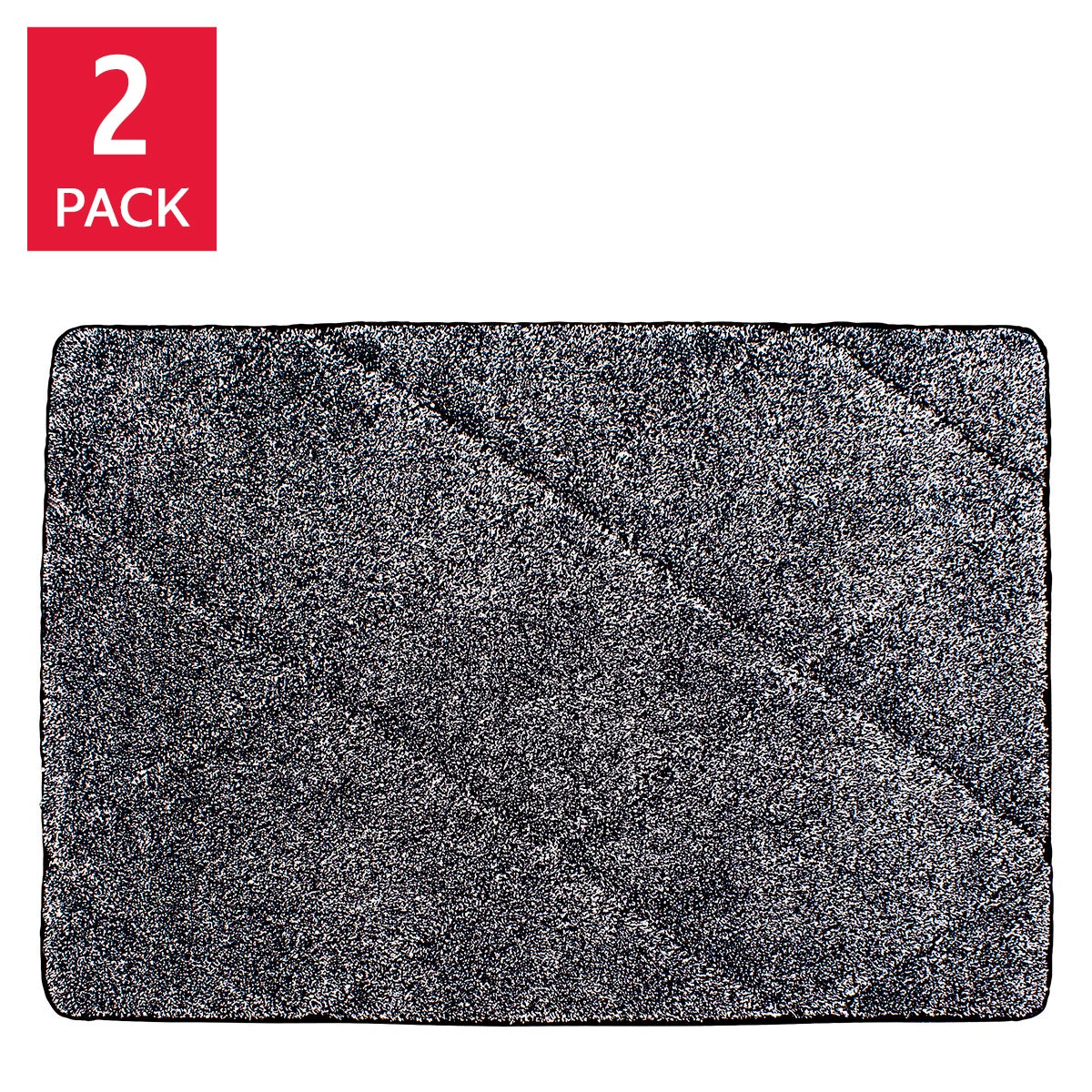 Eurow Trek N' Clean Microfiber Floor Mat, 2-pack