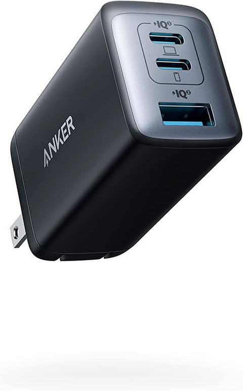 Anker USB-C Charger, 735 Charger (Nano II 65W), PPS 3-Port Foldable Wall Charger