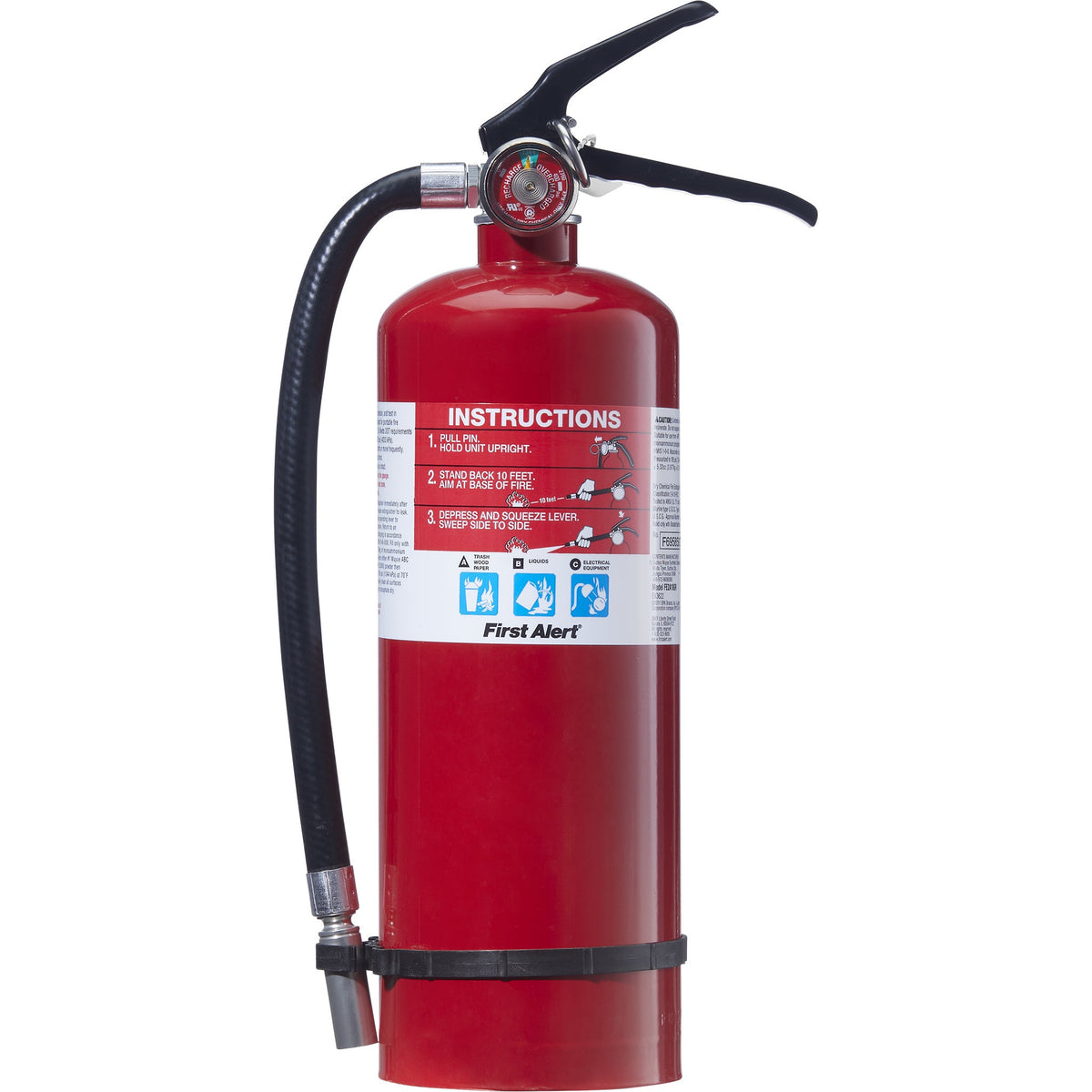 First Alert Heavy Duty Professional Grade Fire Extinguisher, 5 lb