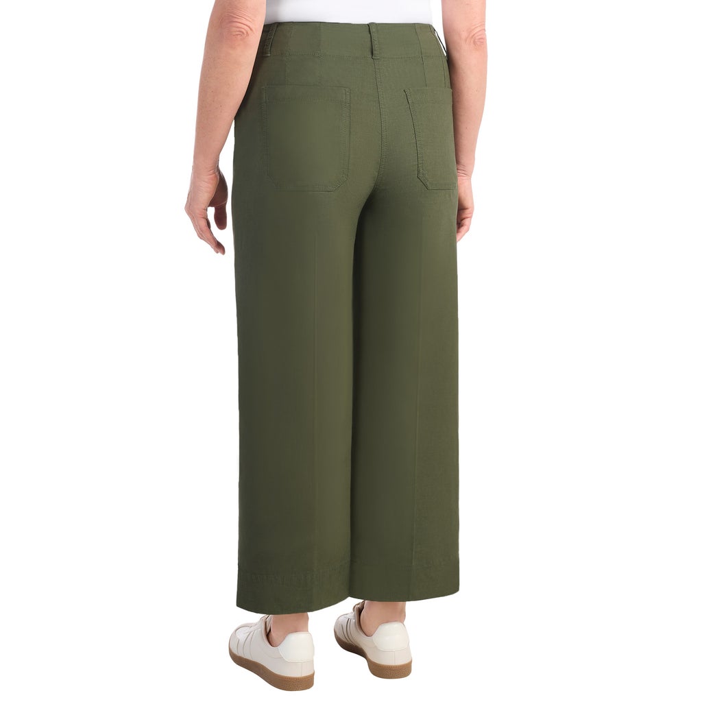 [color:green] Hilary Radley Women's Wide Leg Pant - Green - image 3