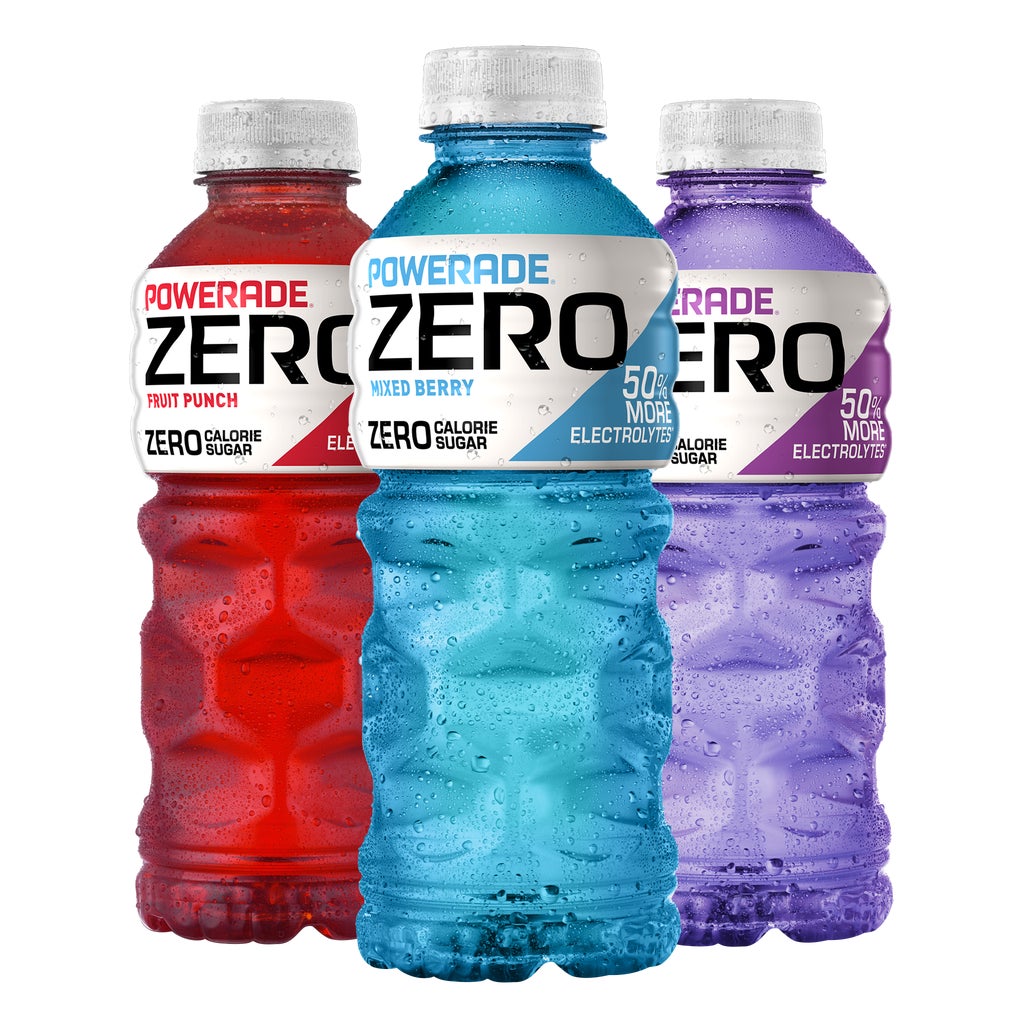 POWERADE Zero Sports Drink, Variety Pack, 20 fl oz, 24 ct