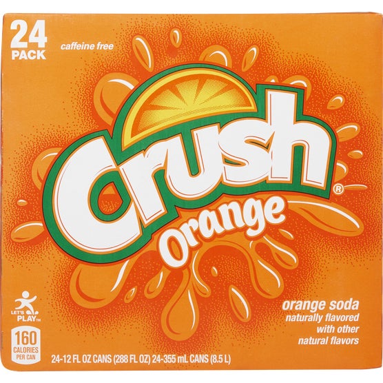 Crush, Orange, 12 oz, 24 ct