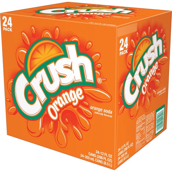 Crush, Orange, 12 oz, 24 ct