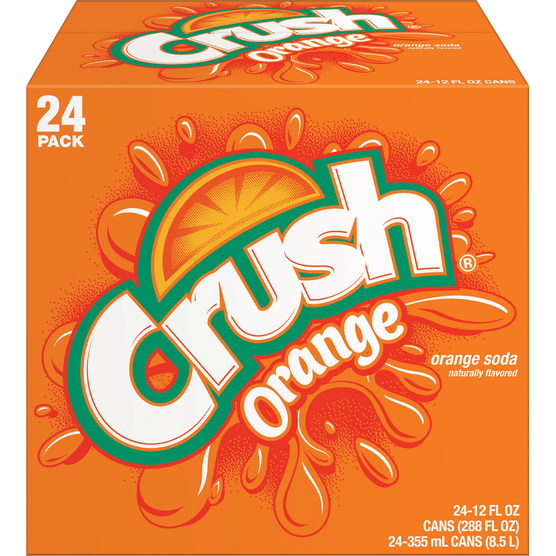 Crush, Orange, 12 oz, 24 ct
