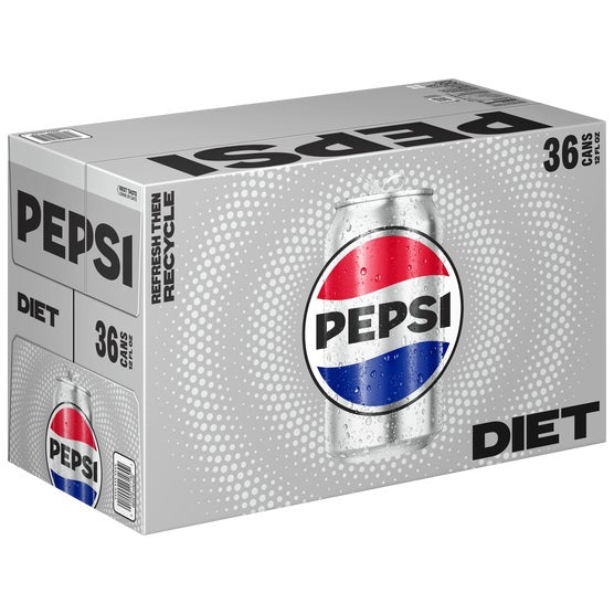 Diet Pepsi, 12 fl oz, 36 ct