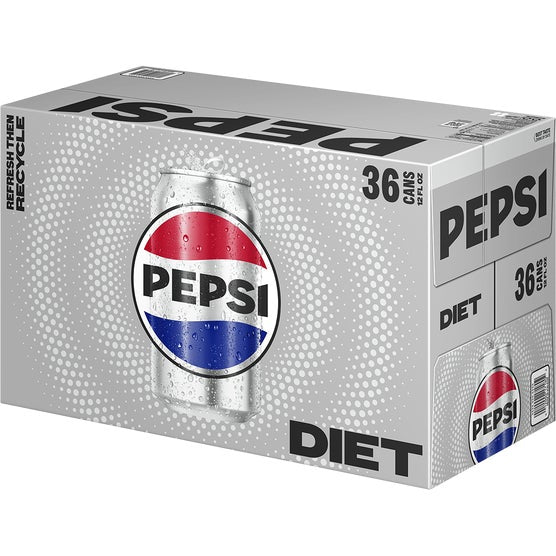 Diet Pepsi, 12 fl oz, 36 ct
