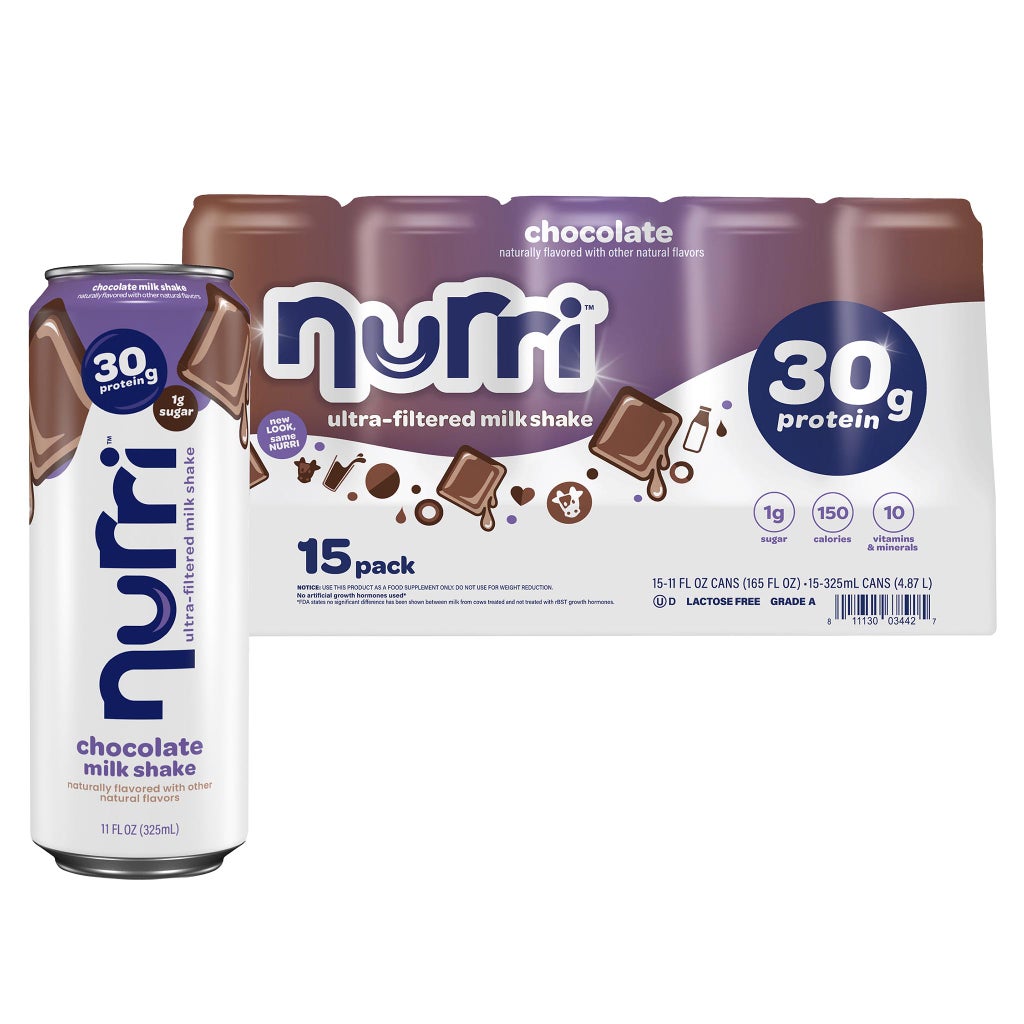 Nurri Ultra-Filtered Milk Shake, 30g Protein, Chocolate, 11 fl oz, 15 ct
