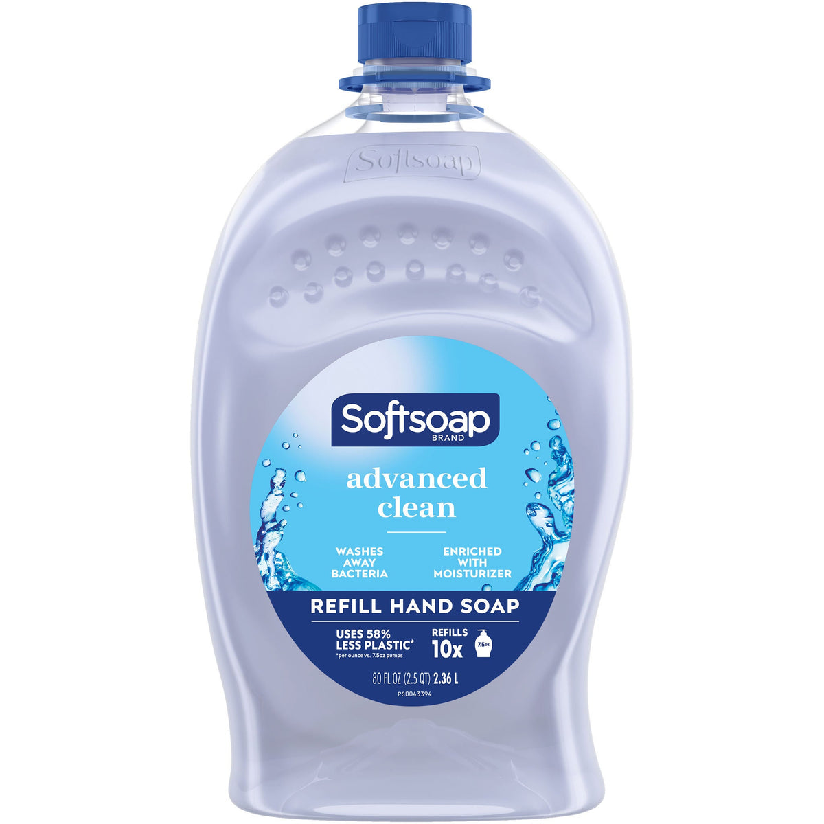 Softsoap Advanced Clean Liquid Hand Soap Refill, 80 fl oz, 2 ct - image 2
