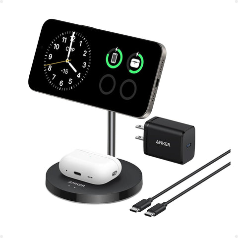 Anker MagSafe  iPhone 16 Wireless Charger (40W USB-C Adapter Included)