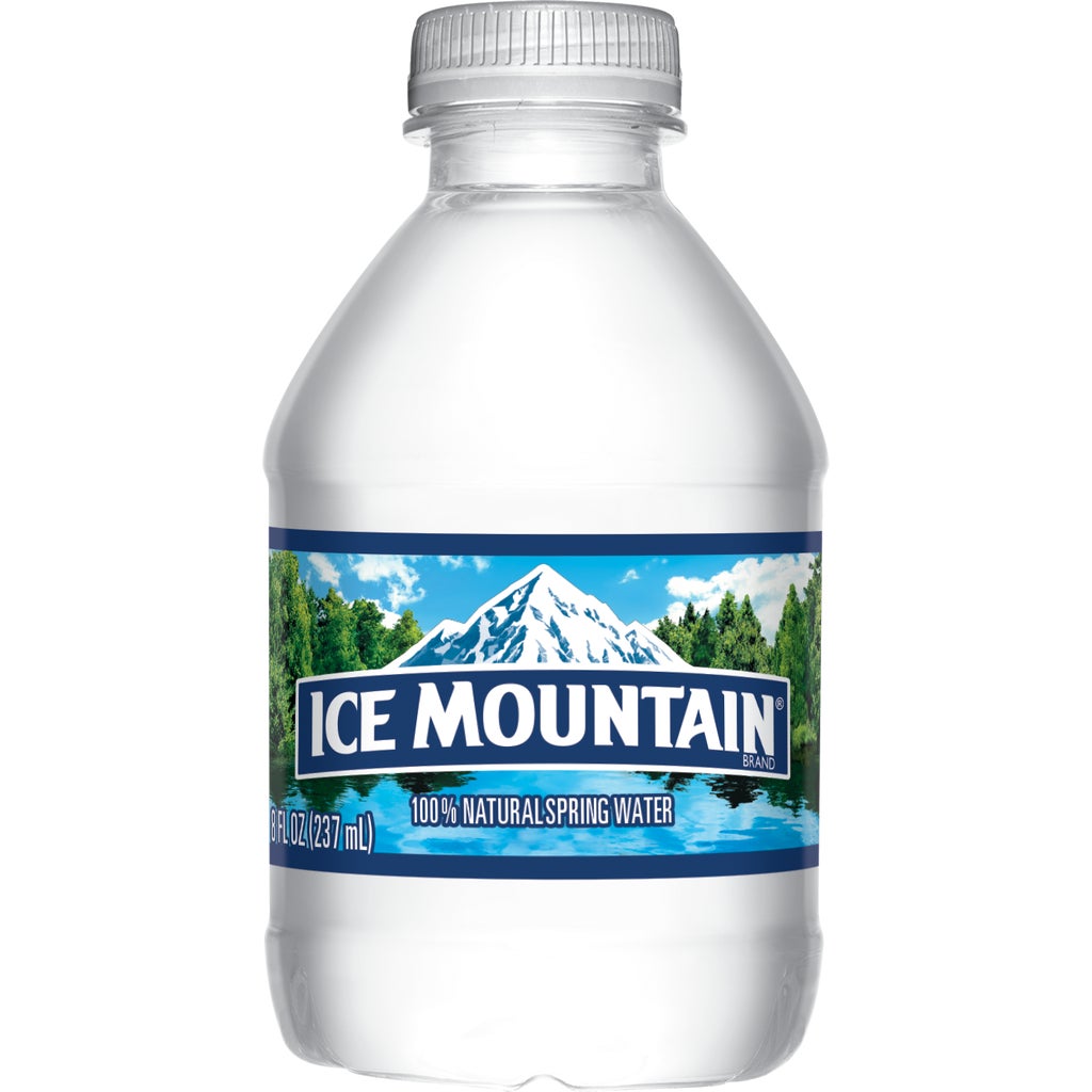 Ice Mountain Natural Spring Water, 8 fl oz, 48 ct