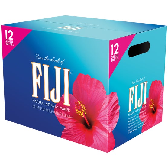 FIJI Natural Artesian Water, 1 Liter, 12 ct