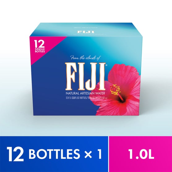 FIJI Natural Artesian Water, 1 Liter, 12 ct