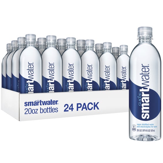 Glaceau Smartwater, 20 fl oz, 24 ct
