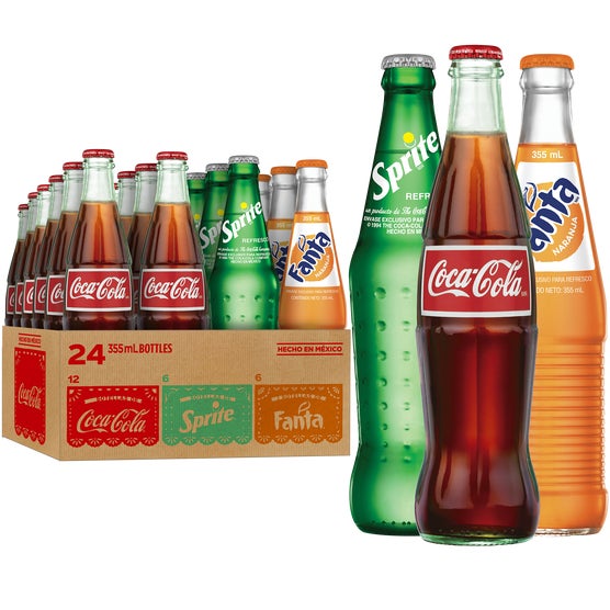 Coca-Cola of Mexico, Fiesta Pack, 12 fl oz, 24 ct