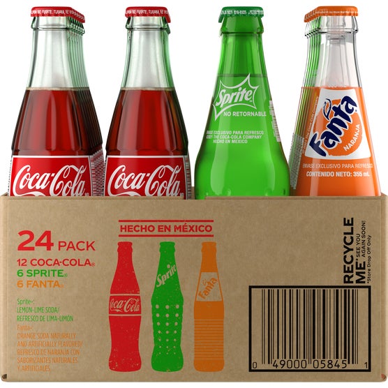Coca-Cola of Mexico, Fiesta Pack, 12 fl oz, 24 ct