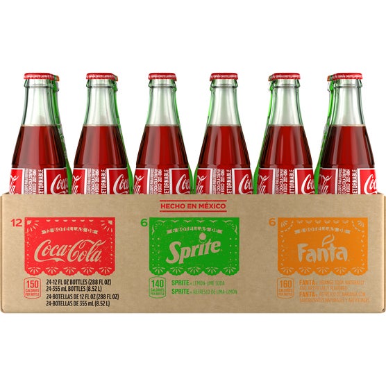 Coca-Cola of Mexico, Fiesta Pack, 12 fl oz, 24 ct