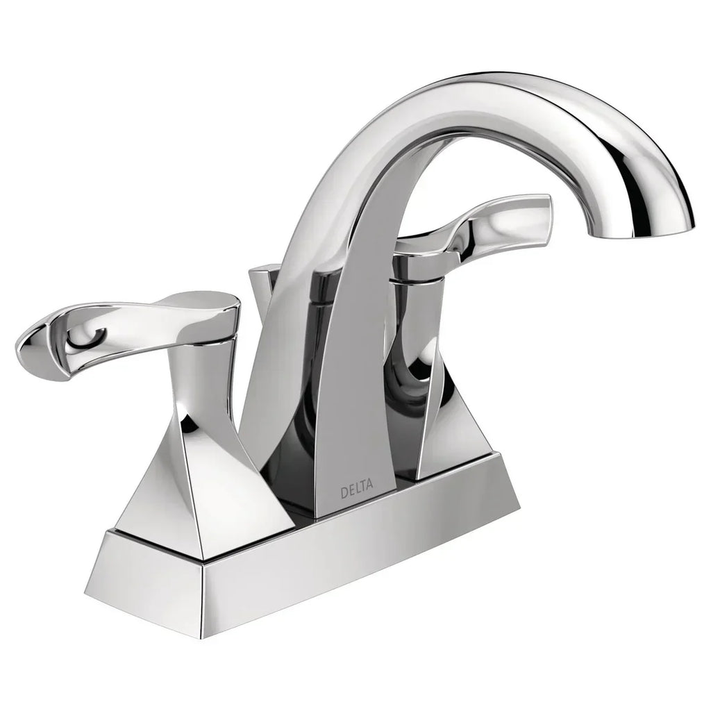 Delta kahlo two handle centerset bathroom faucet