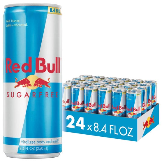 Red Bull Energy Drink, Sugar Free, 8.4 fl oz, 24 ct