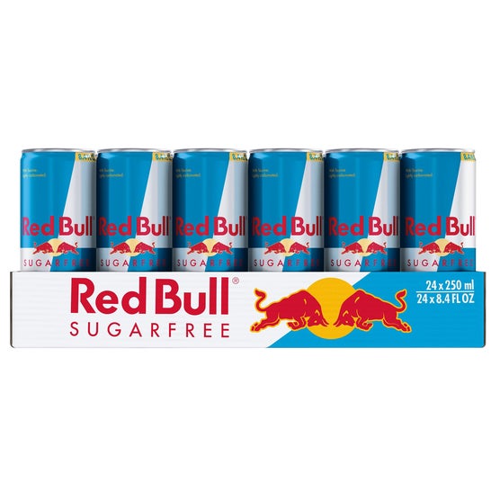 Red Bull Energy Drink, Sugar Free, 8.4 fl oz, 24 ct