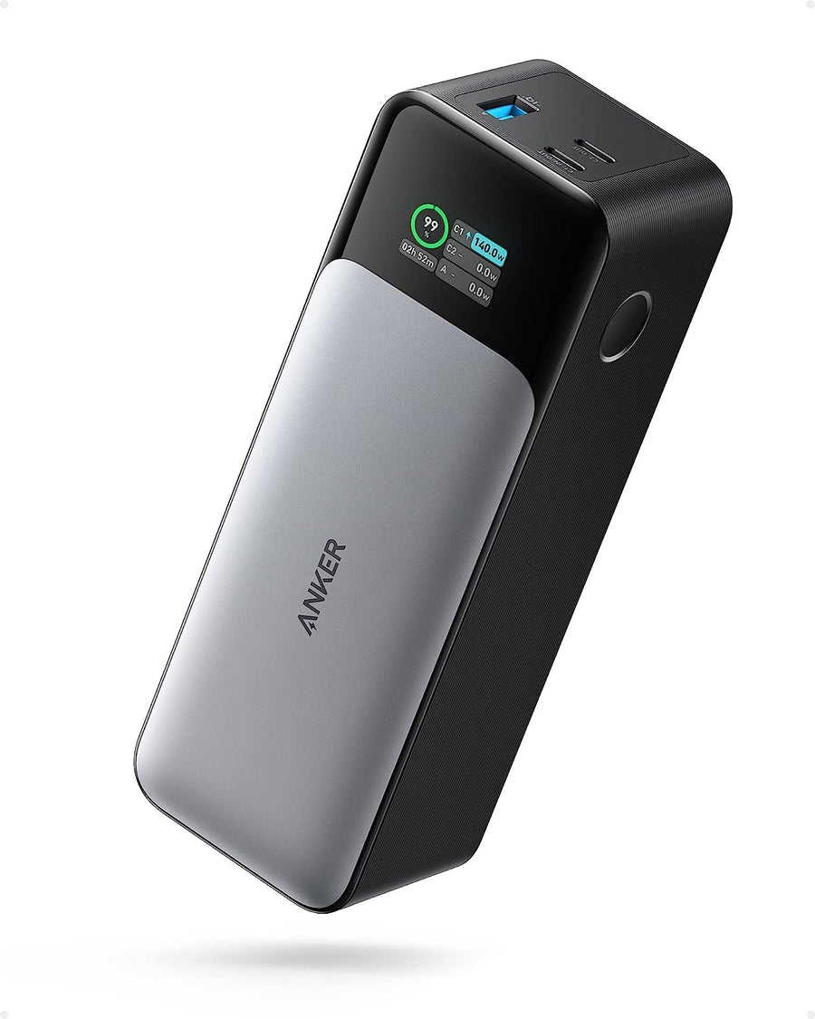 Anker 737 Power Bank (PowerCore 24K), 3-Port Portable Charger with 140W Output