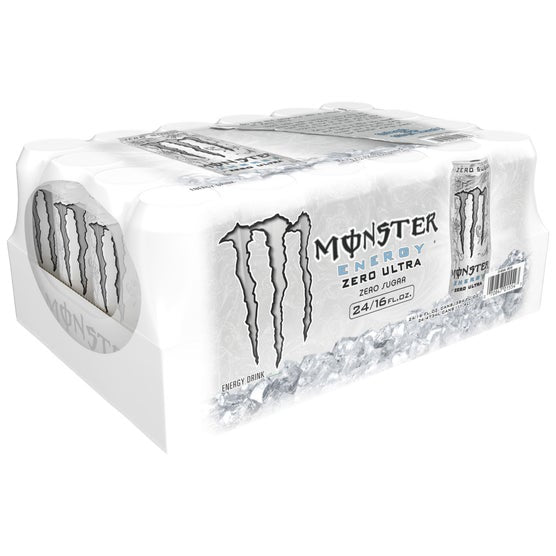 Monster Energy Drink, Zero Ultra, 16 fl oz, 24 ct