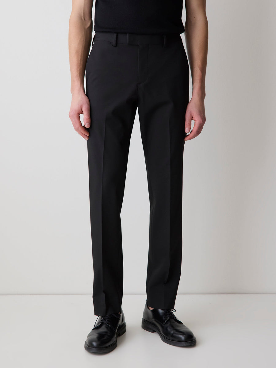 Black Slim Fit E-Tech Suit Pant