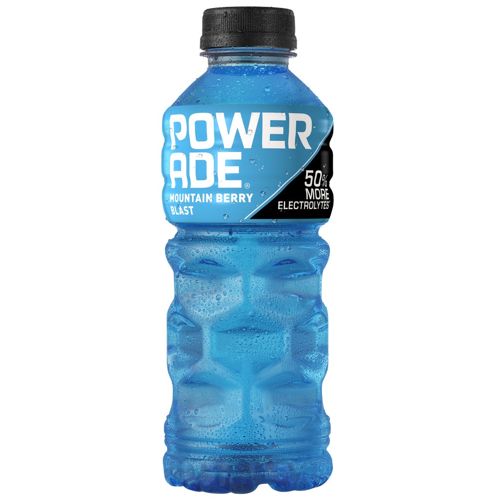 POWERADE Sports Drink, Mountain Berry Blast, 20 fl oz, 24 ct