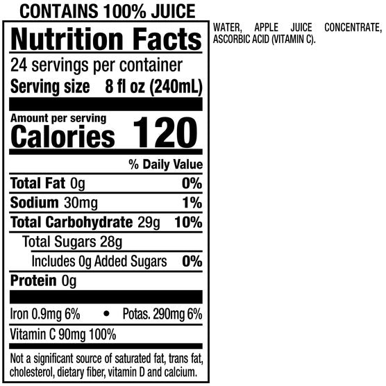 Mott's 100% Apple Juice, 8 fl oz, 24 ct