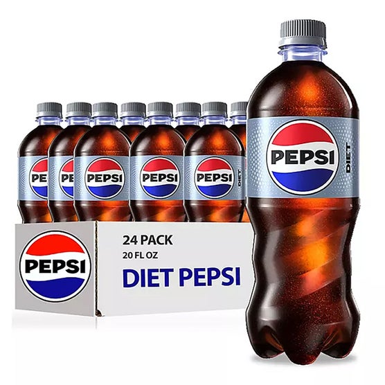 Diet Pepsi, 20 fl oz, 24 ct